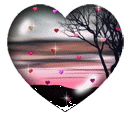 Gif animé coeur dessin